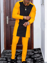 Men Traditional Outfit 2 Piece Sets High Quality Fashion Shirts and Pants Africa Clothes Costumes - Free Delivery Worldwide